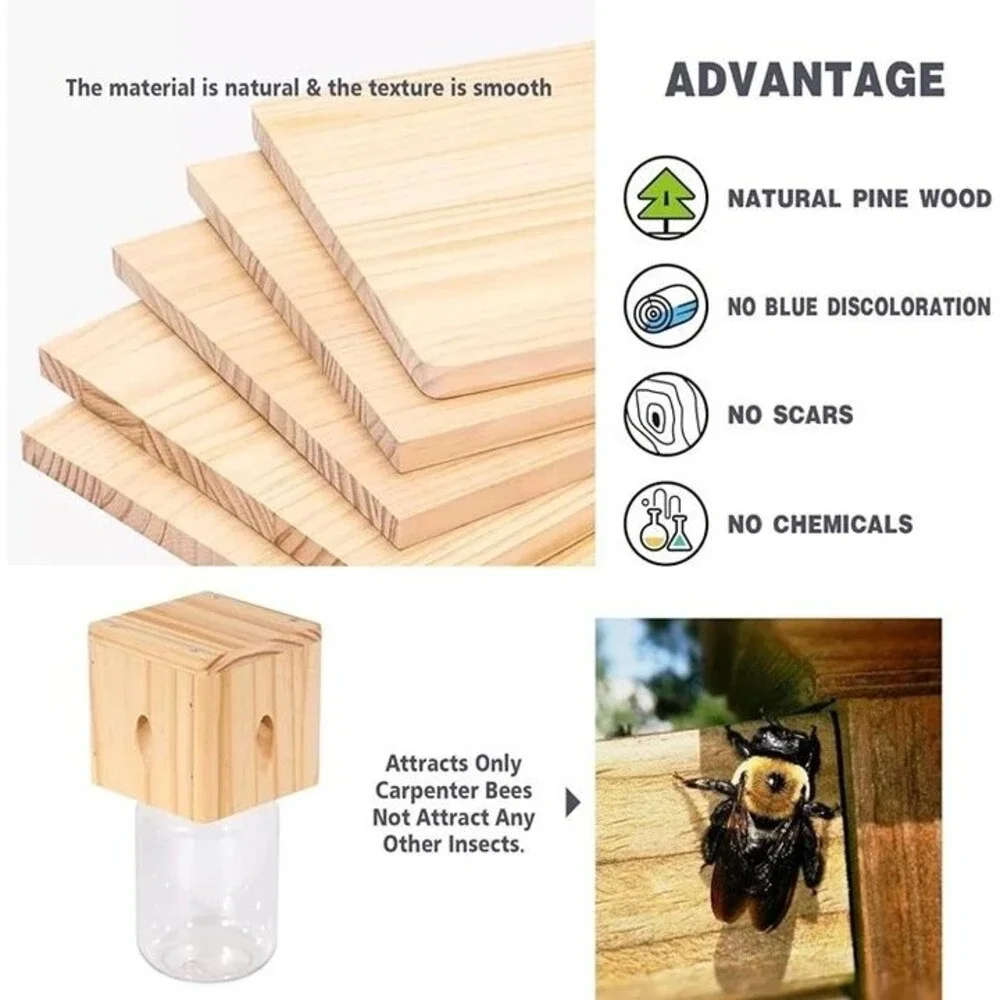 Carpenter Bee's? Buy the trap that really works, Chemical‑free & eco‑friendly